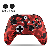 Чехол силиконовый для геймпада Xbox One - Camo Red