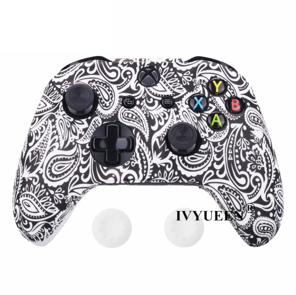 Чохол силіконовий для геймпада Xbox One - White Leaf, фото 1