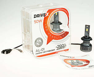 Світлодіодні LED лампи DriveX AL-01 H7 50Вт 6000К