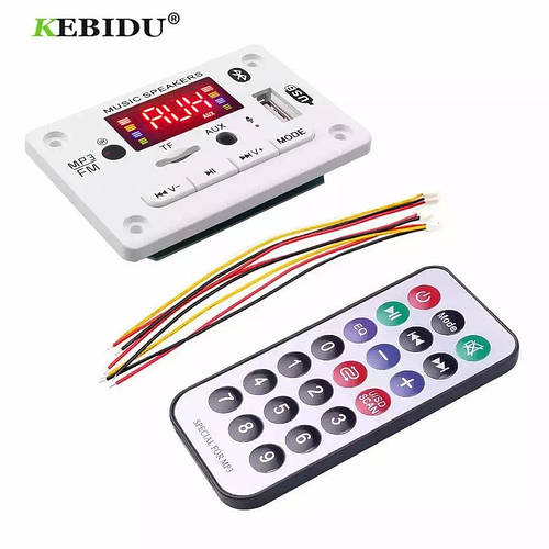 Купить Декодер аудио модуль, МР3 Bluetooth 5,0 . FM TF USB AUX. Плеер ...