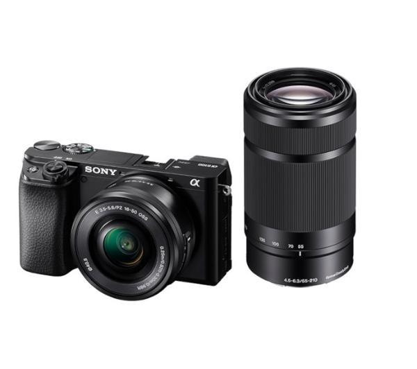 Фотоапарат Sony A6100 + E PZ 16-50mm f/3,5-5,6 OSS + E 55-210 mm F4,5-6,3 OSS , Гарантія