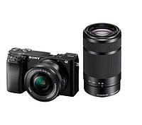 Фотоапарат Sony A6100 + E PZ 16-50mm f/3,5-5,6 OSS + E 55-210 mm F4,5-6,3 OSS