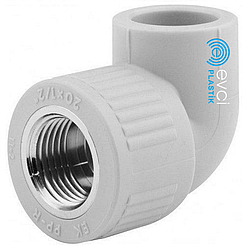 Кут ппр внутрішня різьба Evci plastiс 20×1/2