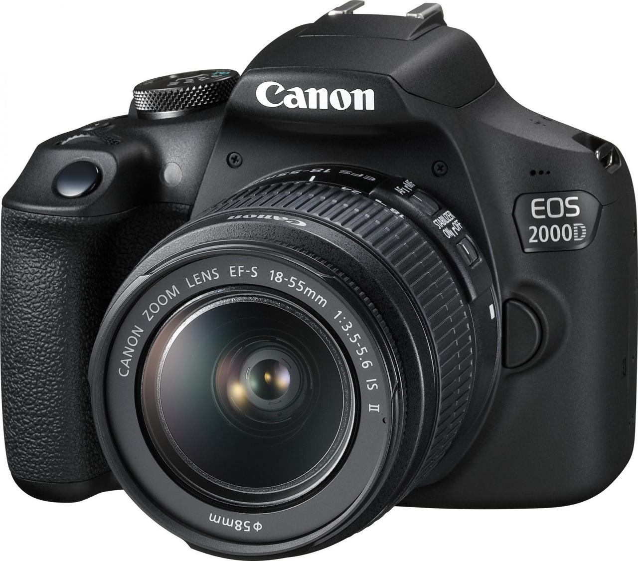 Фотоапарат Canon EOS 2000D + EF-S 18-55 IS II , Гарантія