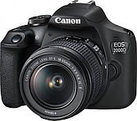 Фотоаппарат Canon EOS 2000D + EF-S 18-55 IS II