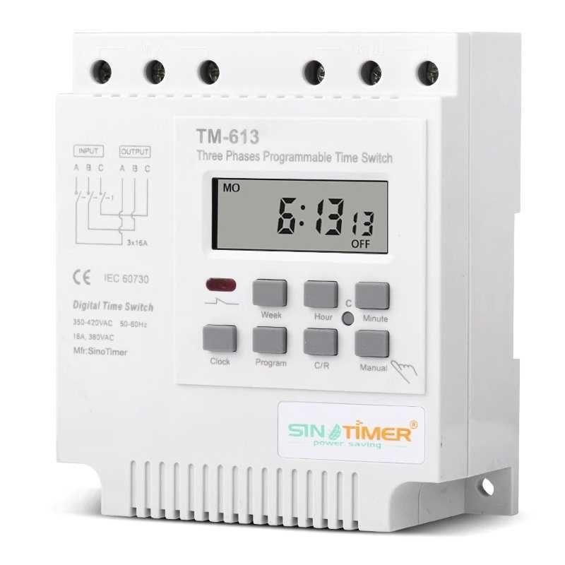 Трехфазное Реле Времени Sinotimer TM-613, 380В, 16А — Купить Недорого ...