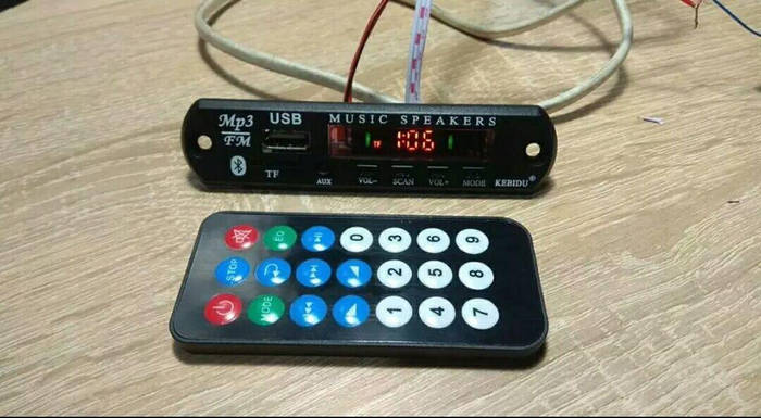 Купить Bluetooth 5,0 приемник, панель, декодер мр3, fm, aux, usb, tf ...