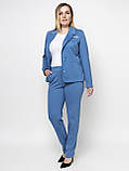 Костюм брючний Вікторі василек, фото 3