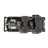 Компресор INTERTOOL PT-0027, 50 л, 2x1.1 кВт, 220 В, 8атм, 320 л/хв, 1400 об./хв, малошумний, безоливний, фото 8