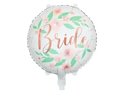 Party Deco 18" Flower Bride Наречена фольгована куля для Девичника — В УП