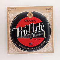 Струни для класичної гітари daddario pro arte EJ45 (3 медіатори в подарунок)