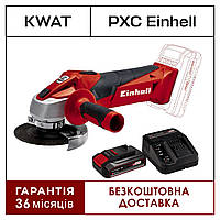 Болгарка аккумуляторная Einhell TC-AG 18/115 Li-Solo В комплекте зарядное устройство и аккумулятор 18V 2,5 Ah