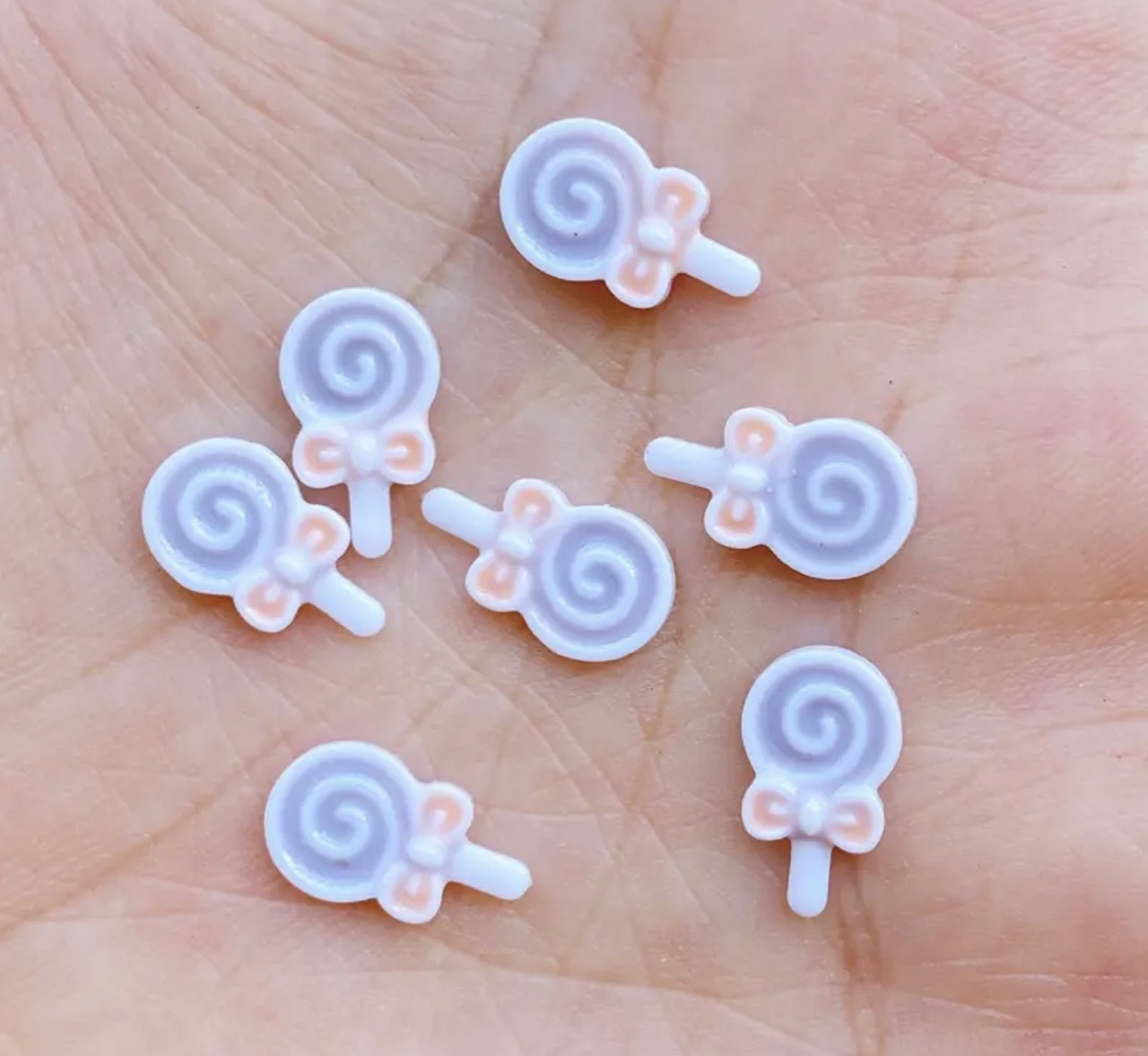 Декор об'ємний "карамелька" (1шт) для дизайну нігтів