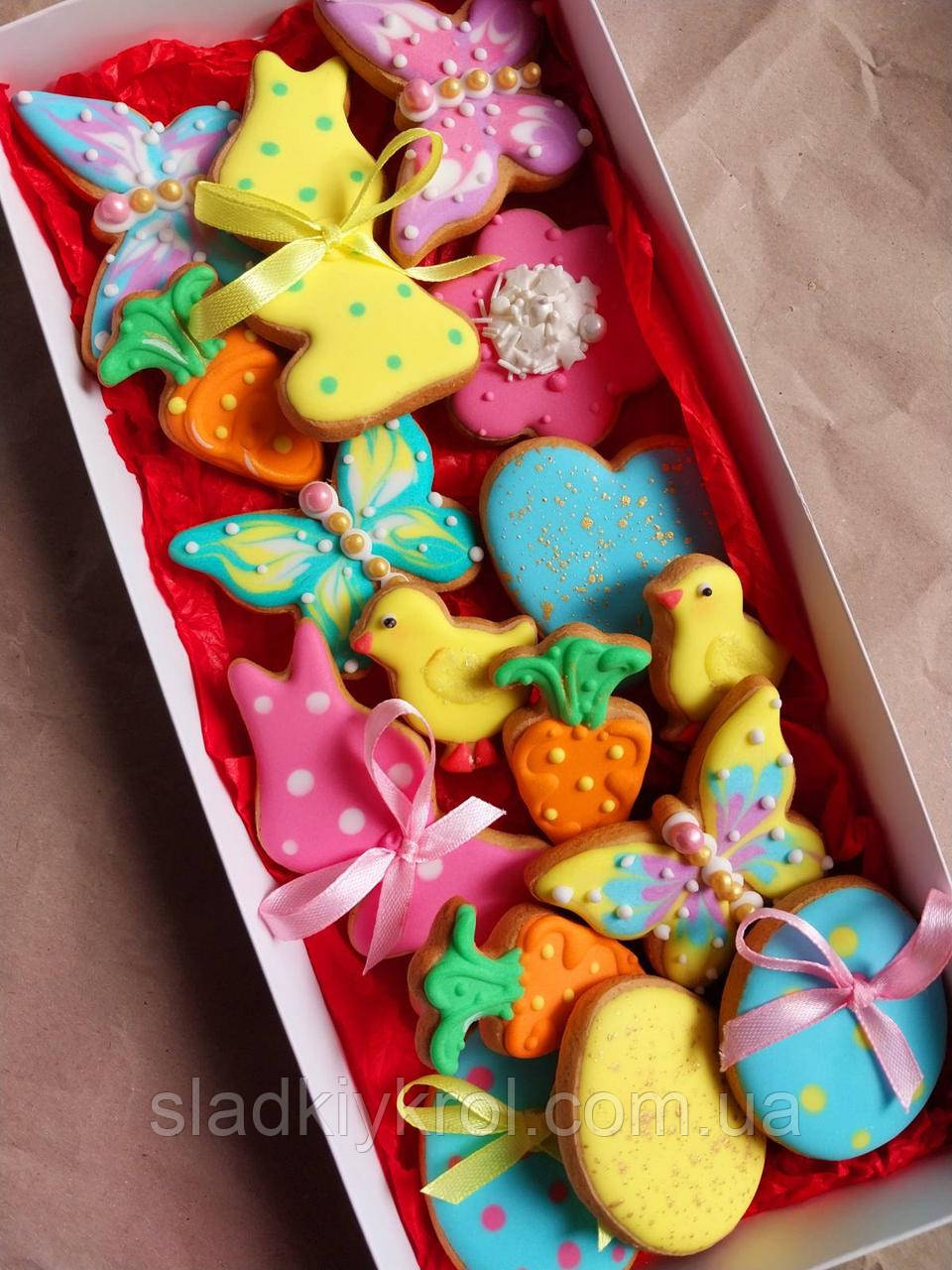 Велика коробочка #2 з великодніми пряничками, фото 1