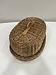 Хлібниця плетена з лози з кришкою, фото 7