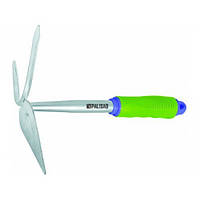 Мотыжка PALISAD комбінована пелюстка і 2-зубая, обгумована рукоятка