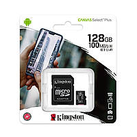 Карта памяти Kingston MicroSDXC Canvas Select Plus 128 GB Class 10