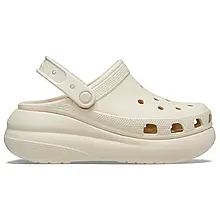 Crocs Classic Crush Clog Bone — Жіночі Сабо Крокс Класік Краш Бежеві Платформа — Оригінал