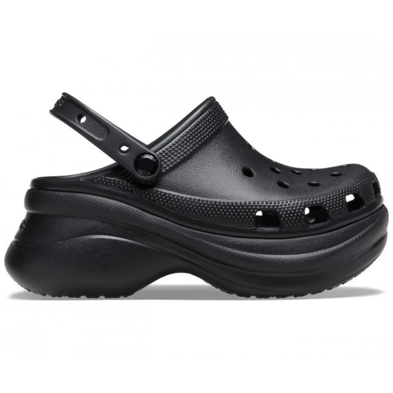 Crocs Classic Bae Clog Black — Жіночі Сабо Крокс Класік Бей Чорні Платформа — Оригінал
