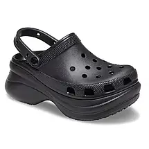 Crocs Classic Bae Clog Black — Жіночі Сабо Крокс Класік Бей Чорні Платформа — Оригінал, фото 3