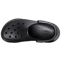 Crocs Classic Bae Clog Black — Жіночі Сабо Крокс Класік Бей Чорні Платформа — Оригінал, фото 4