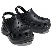 Crocs Classic Bae Clog Black — Жіночі Сабо Крокс Класік Бей Чорні Платформа — Оригінал, фото 6