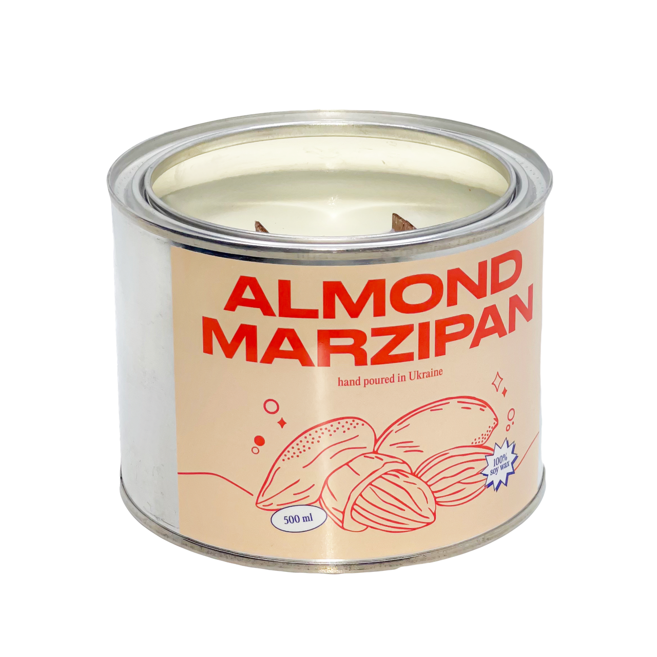 Ароматична свічка Almond Marzipan (Міндальний марципан), 500 мл, фото 1