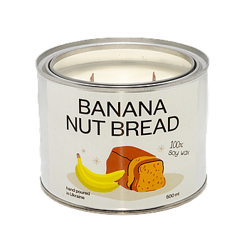 Ароматична свічка Banana Nut Bread (Бананово-горіховий хліб), 500 мл