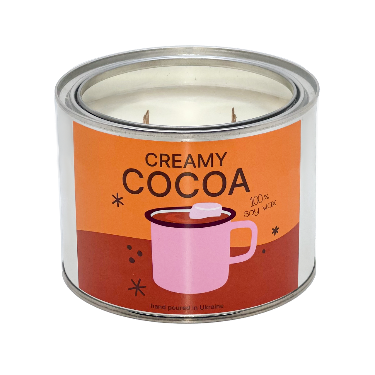 Ароматична свічка Creamy Cocoa (Зливкове какао), 500 мл