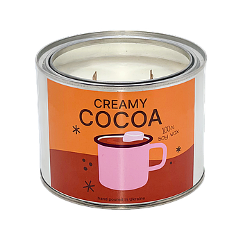 Ароматична свічка Creamy Cocoa (Зливкове какао), 500 мл