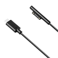 Кабель DK 180см Cable Type-C / USB-C для Microsoft Surface Go / Book / Laptop / Pro (black)