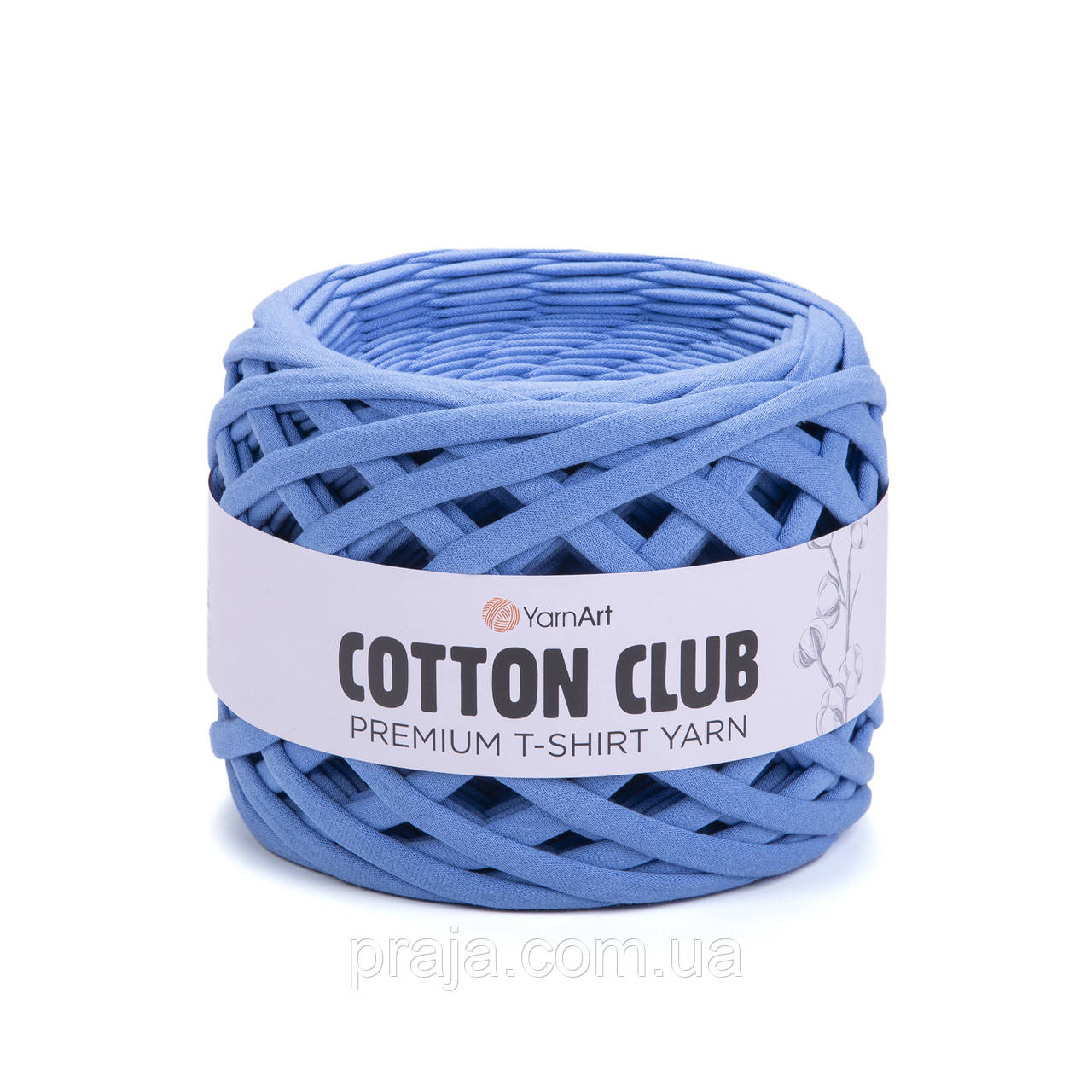 Пряжа YarnArt Cotton Club (Коттон Клаб) - 7328 синій, фото 1