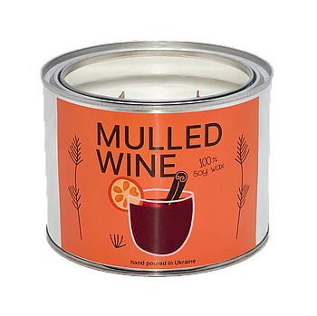 Ароматична свічка Mulled Wine (Глінтвейн), 500 мл