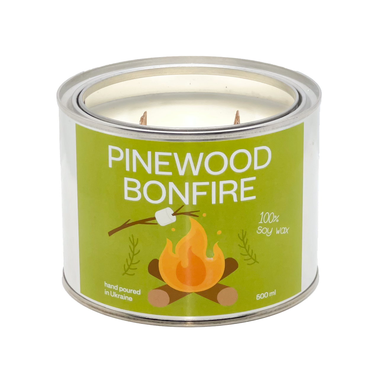 Ароматична свічка Pinewood Bonfire (Димова сосна), 500 мл