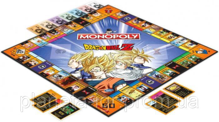 Настольная игра Winning Moves Монополия: Драконий жемчуг Зет (Monopoly Dragon Ball Z) (02565) - фото 2 - id-p1805246302