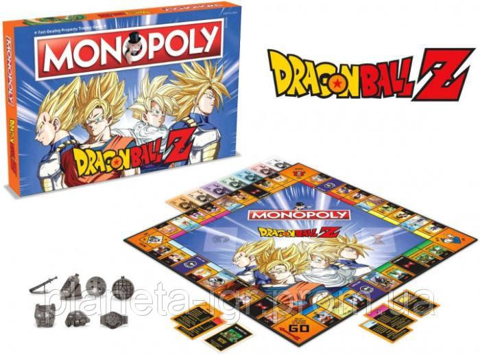 Настольная игра Winning Moves Монополия: Драконий жемчуг Зет (Monopoly Dragon Ball Z) (02565) - фото 4 - id-p1805246302