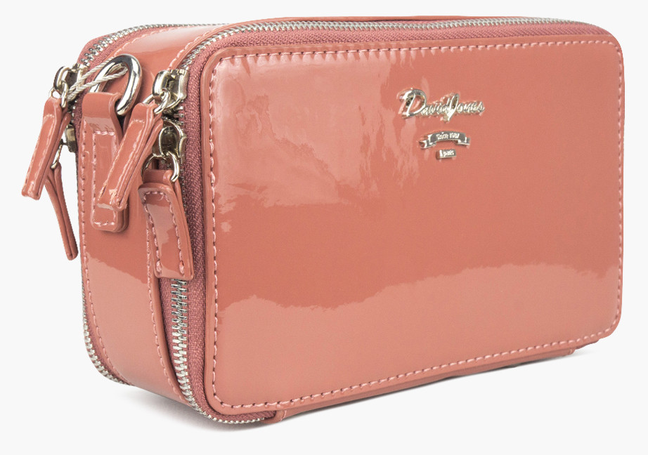 Сумка жіноча рожева штучна шкіра Польща DAVID JONES (модель: DJ4011PLpink), фото 1