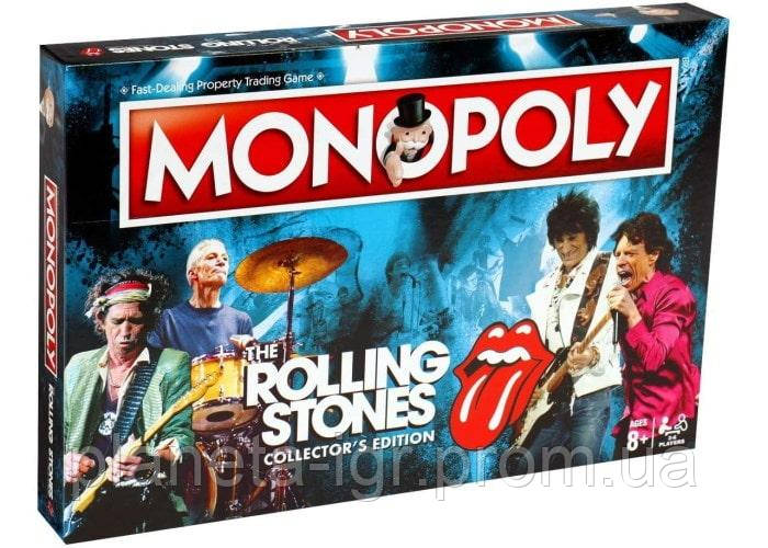Настольная игра Winning Moves Монополия: Rolling Stones (Monopoly The Rolling Stones Collector&#039;s Edition) - фото 1 - id-p1805246309