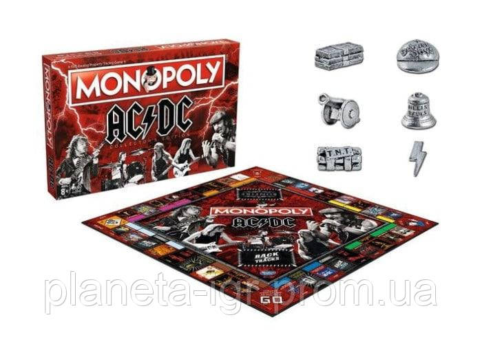 Настольная игра Winning Moves Монополия: AC/DC (Monopoly AC/DC Collector&#039;s Edition) (33152) - фото 4 - id-p1805246310