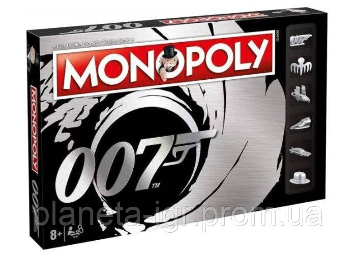 Настольная игра Winning Moves Монополия. Джеймс Бонд (Monopoly: James Bond) (WM00354-EN1-6) - фото 1 - id-p1805246342