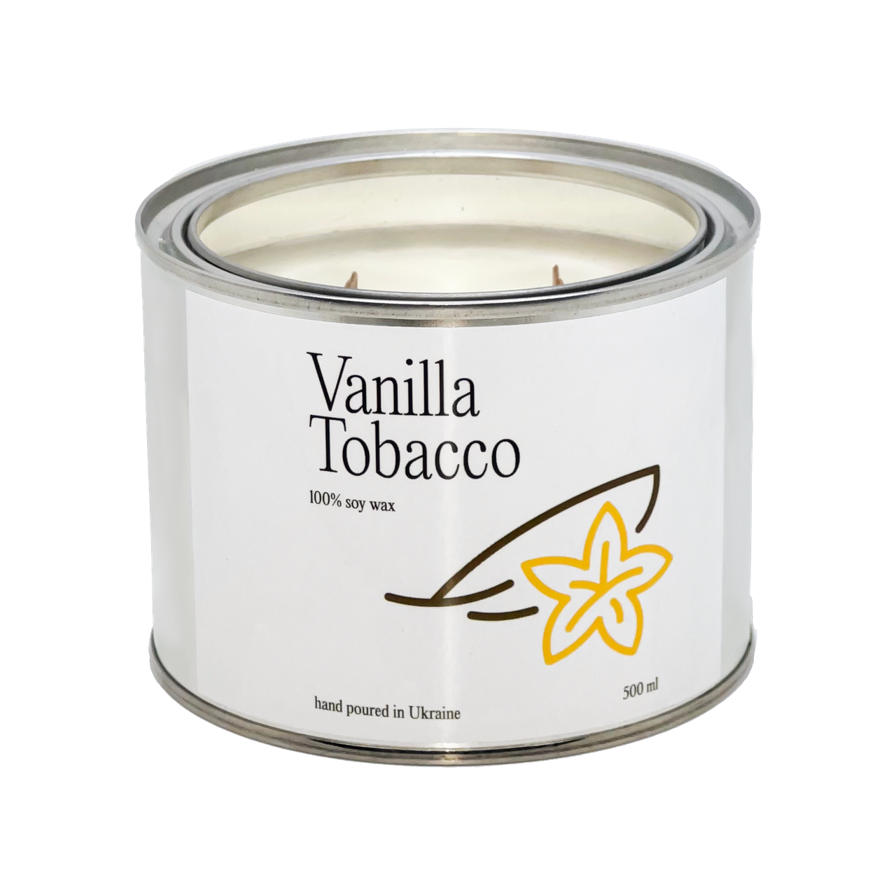 Ароматична свічка Vanilla Tobacco (Ванільний тютюн), 500 мл