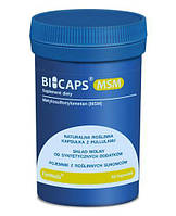 BICAPS MSM 700 mg - пищевая добавка помогает дополнить ежедневный рацион органической серой, 60 капсул