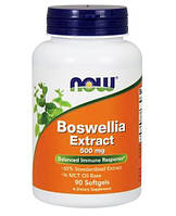 NOW FOODS Boswellia Extract 500 mg - для поддержки функционирования суставов, 90 капсул