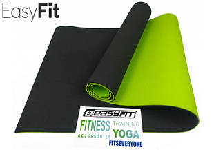 Килимки для йоги та фітнесу EasyFit