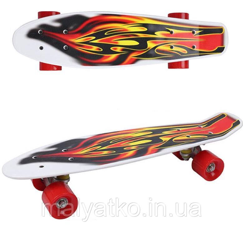 Скейт (піні борд) Penny board зі світними колесами арт. 4380
