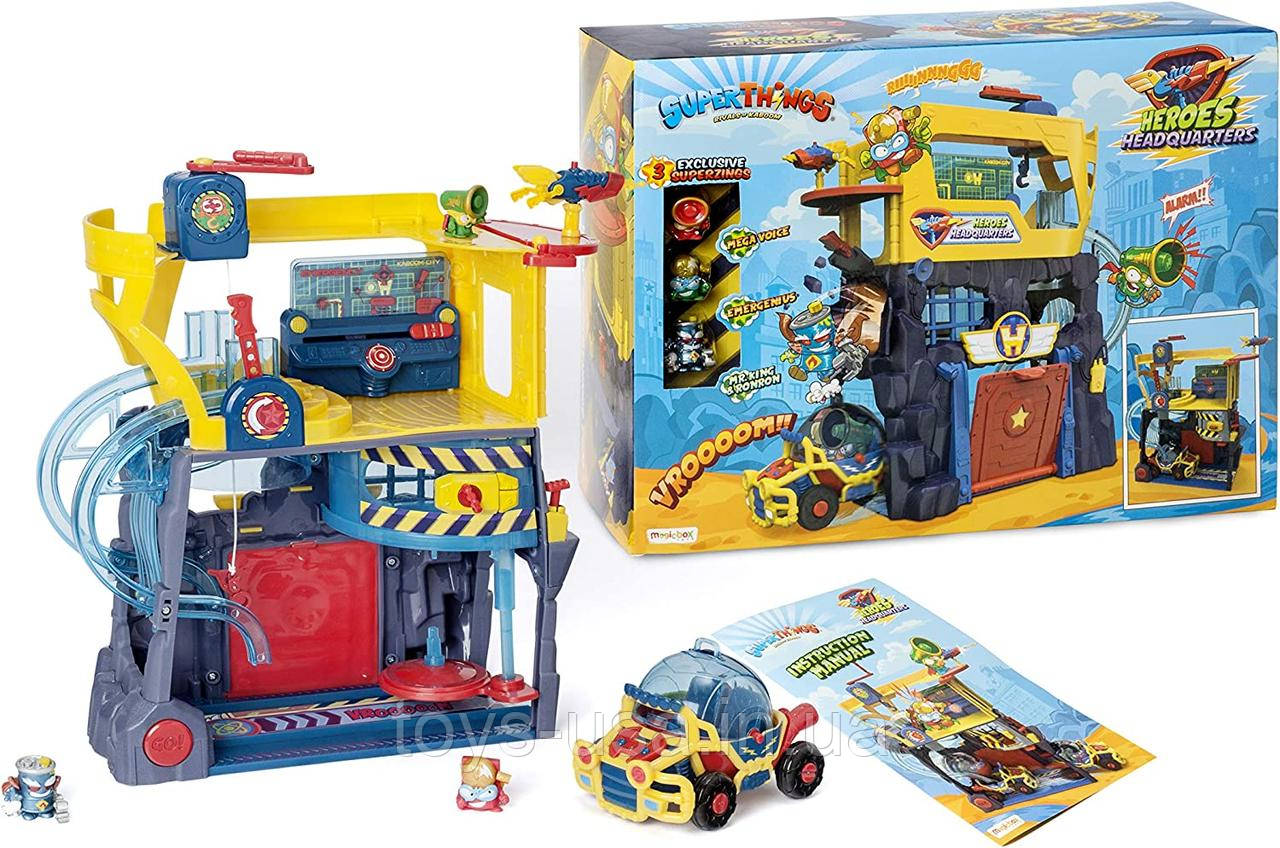 Ігровий набір SuperThings SUPERTZINGS Штаб Героїв Штабквартира Heroes Headquarters RIVALS KABOOM