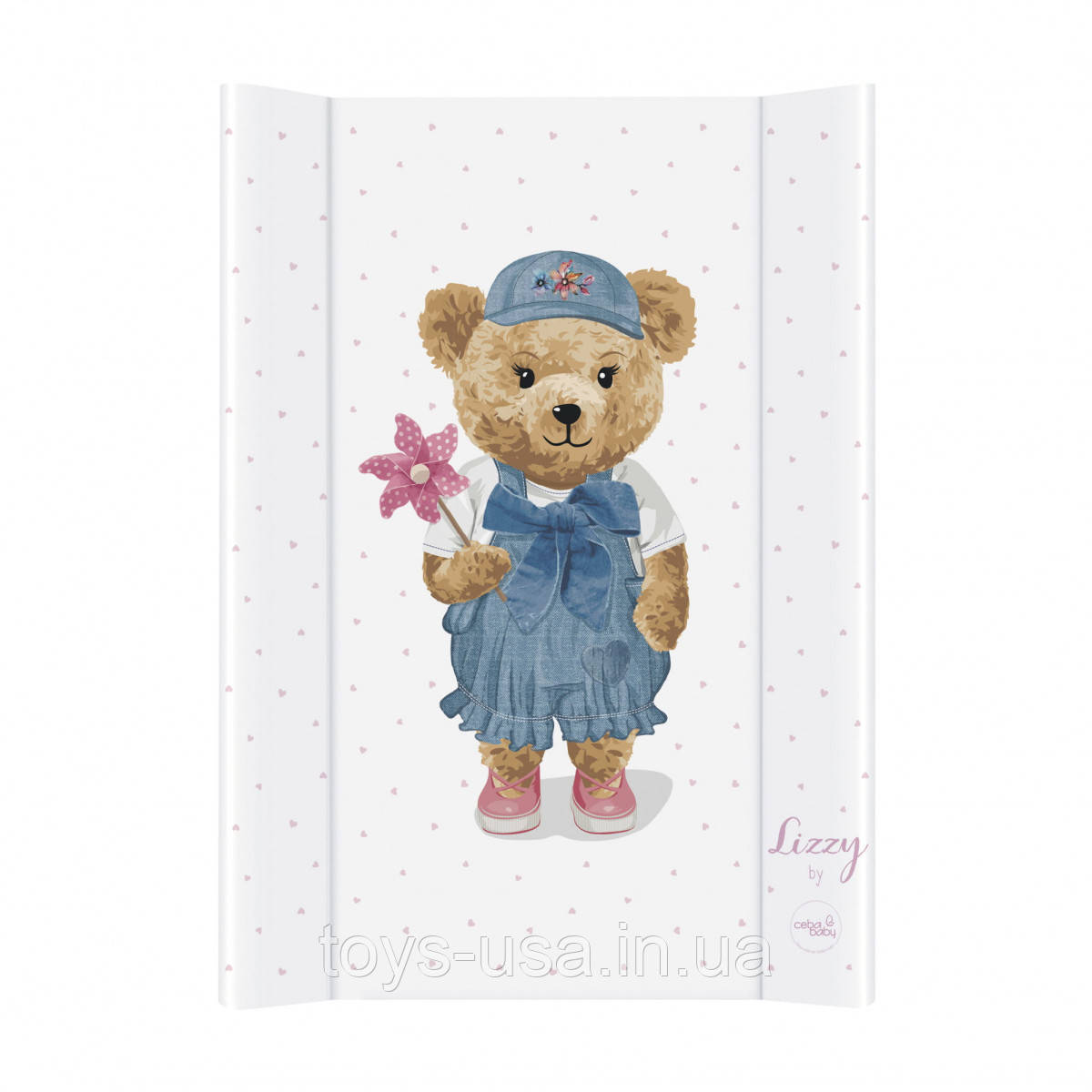 Сповивальна дошка/пеленатор (50-70 см) Fluffy Puffy Lizzy TM Ceba Baby  арт. W-203-132-685