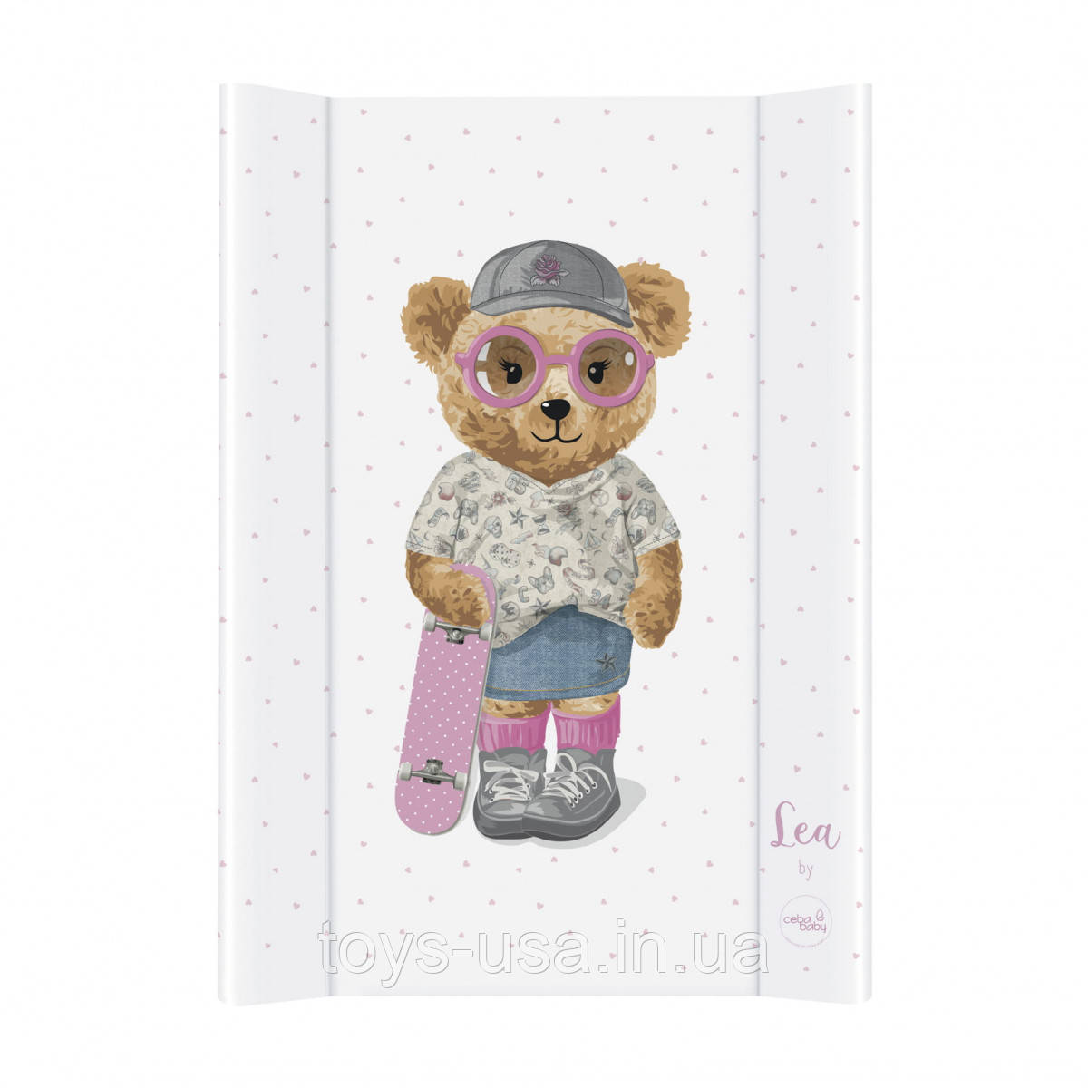 Сповивальна дошка/пеленатор (50-70 см) Fluffy Puffy Lea TM Ceba Baby арт. W-203-132-684