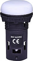 Лампа сигнальная LED матовая ECLI-024C-W 24V AC/DC (белая), ETI