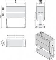 Дополнительная секция KVR-32 PE 40 (В262хШ397хГ320), ETI